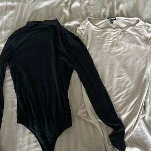 Set of Express long sleeved body suits